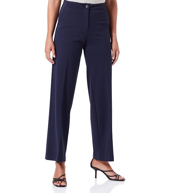 Damen Lea Straight Stoffhose